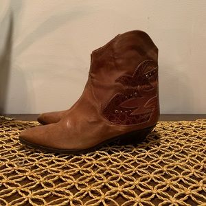 Vintage leather western 80’s boots